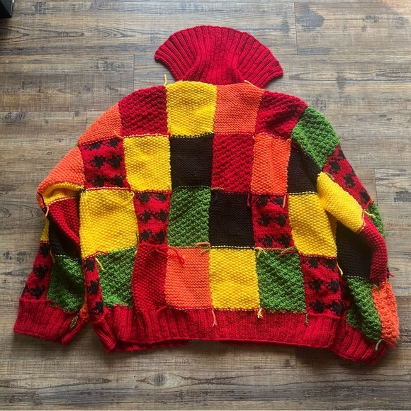 Handmade Harry Styles & JW Anderson Inspired Crochet Cardigan Sweater Size M/L - Picture 5 of 5